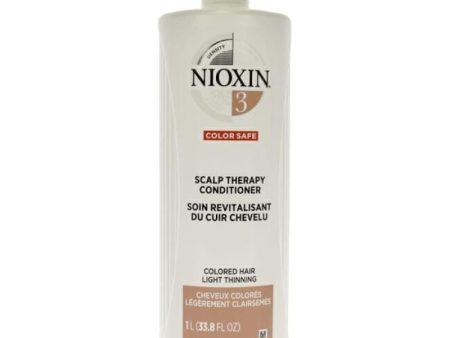 System 3 Scalp Therapy Conditioner by Nioxin for Unisex - 33.8 oz Conditioner Hot on Sale