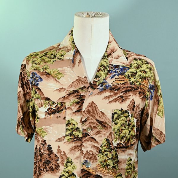 Sports Wear Vintage 50s Rayon Hawaiian Shirt, Made in Japan M Online