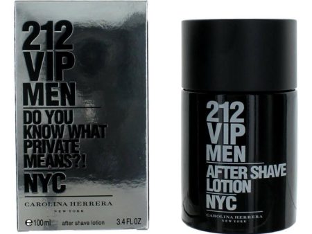 212 Vip By Carolina Herrera, 3.4 Oz After Shave For Men on Sale