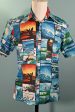 Vintage Surfer Magazine Hawaiian Shirt, 70s Polyester Photo Image Shirt Online now