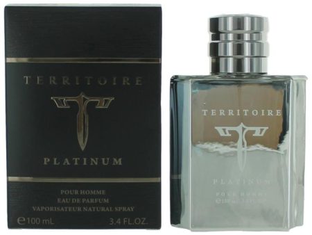 Territoire Platinum By Yzy, 3.4 Oz Eau De Parfum Spray For Men For Sale