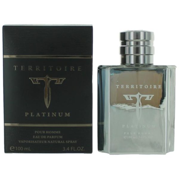 Territoire Platinum By Yzy, 3.4 Oz Eau De Parfum Spray For Men For Sale