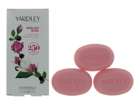 Yardley English Rose By Yardley Of London, 3 X 3.5 Oz Luxury Soap For Women For Sale