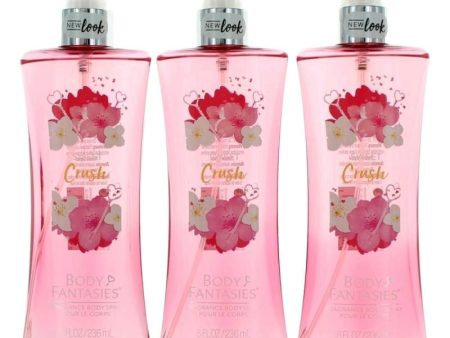 Sweet Crush By Body Fantasies, 3 Pack 8 Oz Fragrance Body Spray For Women Online Sale