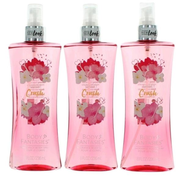 Sweet Crush By Body Fantasies, 3 Pack 8 Oz Fragrance Body Spray For Women Online Sale