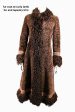 Vintage OOAK Fur Coat, Sheered Lamb Mongolian Curly Lamb & Tapestry Trim, XS Online Sale