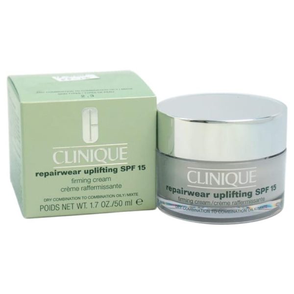 Repairwear Uplifting SPF 15 Firming Cream - Dry Combination To Oily Skin by Clinique for Unisex - 1.7 oz Cream Discount