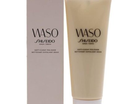 Waso Soft Plus Cushy Polisher by Shiseido for Women - 2.7 oz Scrub Hot on Sale