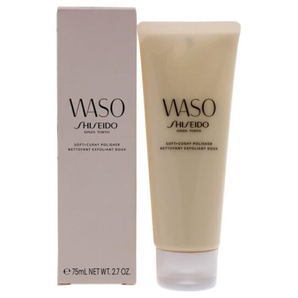 Waso Soft Plus Cushy Polisher by Shiseido for Women - 2.7 oz Scrub Hot on Sale