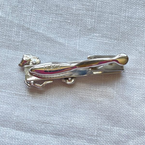 Vintage MCM Tie Clip, Trotter Harness Racing Horse Tie Bar Clip by Swank Discount