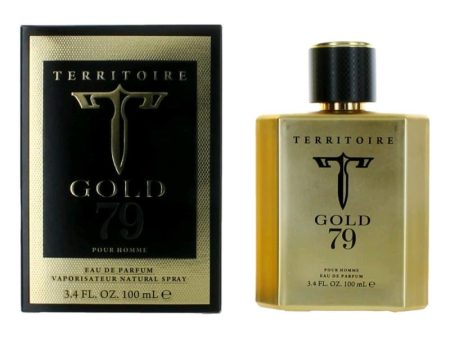 Territoire Gold 79 By Yzy, 3.4 Oz Eau De Parfum Spray For Men Online now