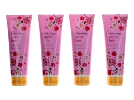 Sweet Love By Bodycology, 4 Pack 8 Oz Moisturizing Body Cream For Women Supply