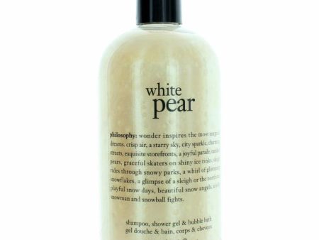 White Pear By Philosophy, 16 Oz Shampoo, Shower Gel & Bubble Bath For Women Fashion