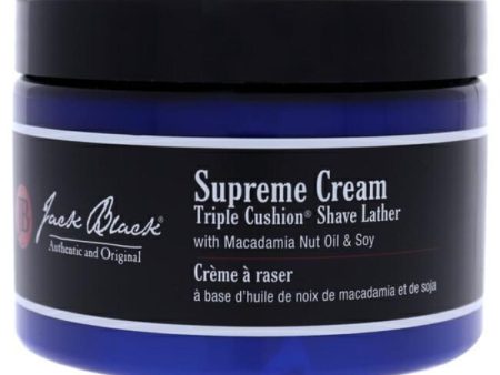 Supreme Cream Triple Cushion Shave Lather by Jack Black for Men - 9.5 oz Shaving Cream Online