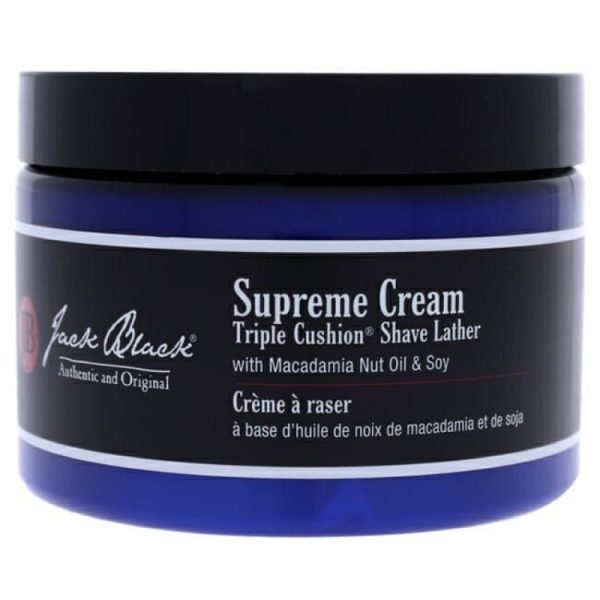 Supreme Cream Triple Cushion Shave Lather by Jack Black for Men - 9.5 oz Shaving Cream Online