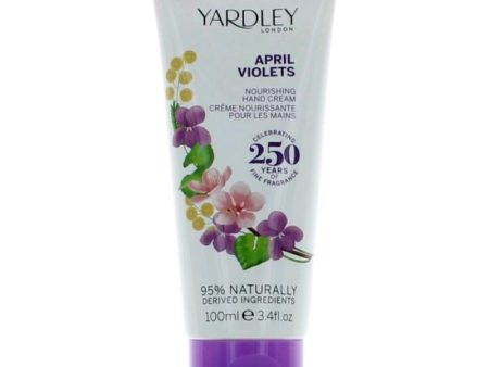 Yardley April Violets By Yardley Of London, 3.4 Oz Nourishing Hand Cream For Women For Cheap