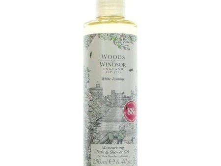 Woods Of Windsor White Jasmin By Woods Of Windsor, 8.4 Oz Moisturising Bath And Showe Gel  For Women on Sale