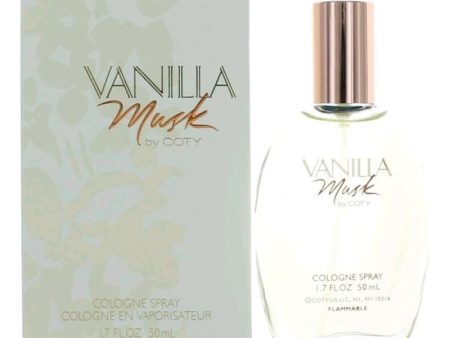 Vanilla Musk By Coty, 1.7 Oz Cologne Spray For Women Online Sale