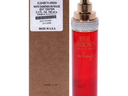 White Diamonds En Rouge by Elizabeth Taylor for Women - 3.3 oz EDT Spray (Tester) Online now