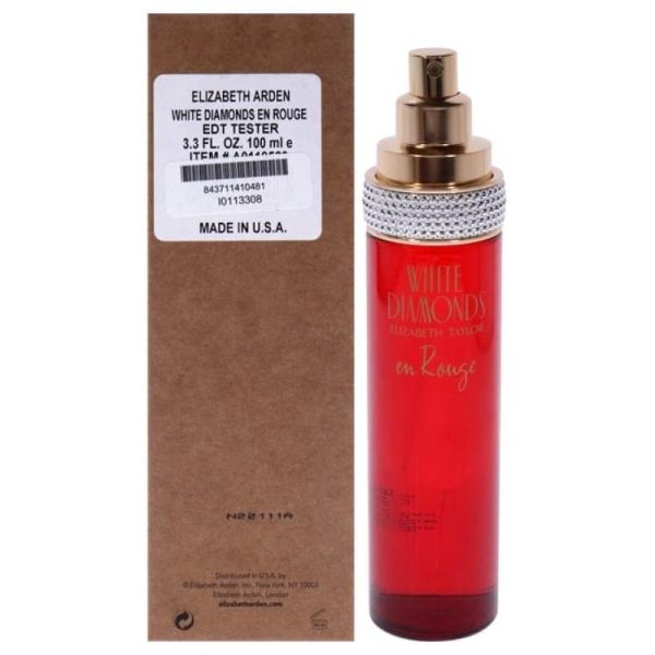 White Diamonds En Rouge by Elizabeth Taylor for Women - 3.3 oz EDT Spray (Tester) Online now