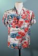 Aloha Screen Print Vintage 50s Rayon Hawaiian Shirt, Made in Japan M Discount