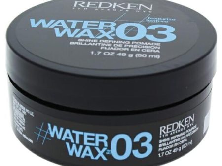 Water Wax 03 Shine Defining Pomade by Redken for Unisex - 1.7 oz Pomade Cheap