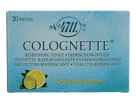 4711 By Muelhens, 20 Piece Colognette Refreshing Lemon Tissue Discount