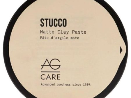 Stucco Matte Clay Paste by AG Hair Cosmetics for Unisex - 2.5 oz Paste Fashion