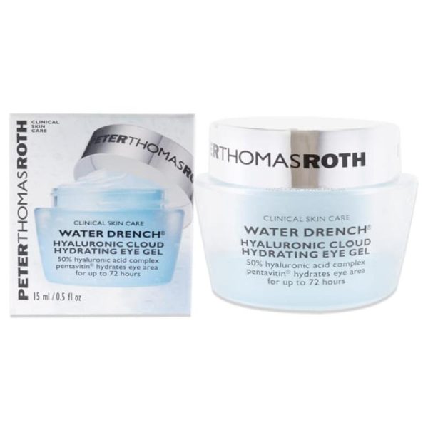 Water Drench Hyaluronic Cloud Hydrating Eye Gel by Peter Thomas Roth for Unisex - 0.5 oz Gel Fashion