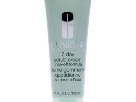 7 Day Scrub Cream Rinse Off Formula by Clinique for Unisex - 3.4 oz Scrub For Sale