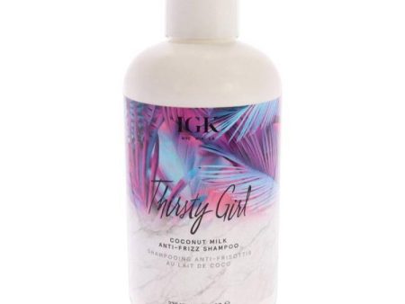 Thirsty Girl Coconut Milk Anti-Frizz Shampoo by IGK for Unisex - 8 oz Shampoo Discount