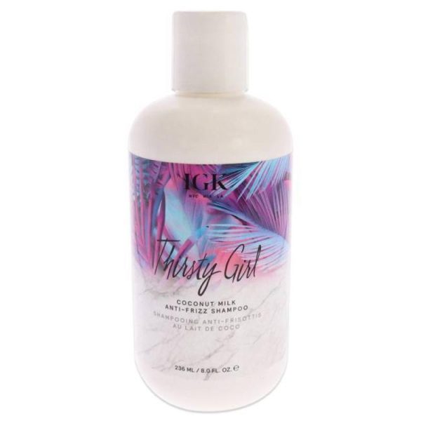 Thirsty Girl Coconut Milk Anti-Frizz Shampoo by IGK for Unisex - 8 oz Shampoo Discount