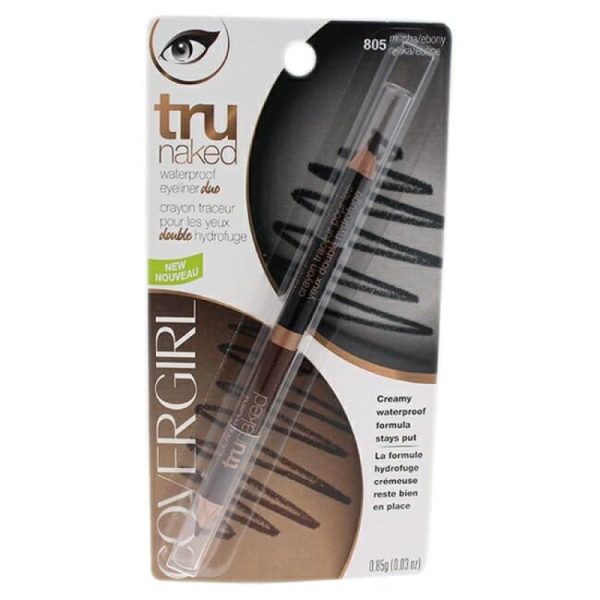 TruNaked Waterproof Eyeliner Duo - # 805 Mocha Ebony by CoverGirl for Women - 0.03 oz Eyeliner Online