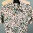 Vintage 70s Boys Disco Shirt, Birds and Flowers, Slim Fit Online Hot Sale