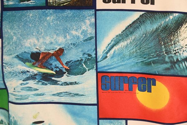 Vintage Surfer Magazine Hawaiian Shirt, 70s Polyester Photo Image Shirt Online now