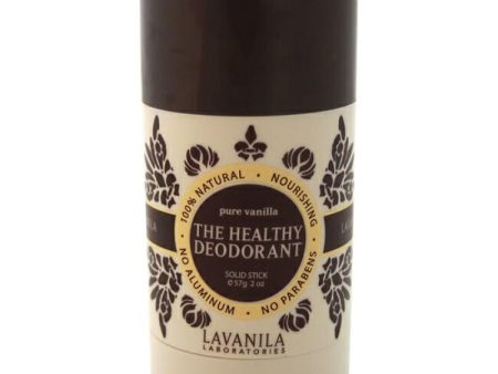 The Healthy Deodorant - Pure Vanilla by Lavanila for Women - 2 oz Deodorant Stick Online Sale