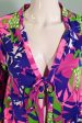 Figurettes Vintage Swimsuit Cover, Bright Abstract Print Top S on Sale