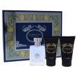 Versace Pour Homme by Versace for Men - 3 Pc Gift Set 1.7oz EDT Spray, 1.7oz Hair and Body Shampoo, 1.7oz After Shave Balm For Sale