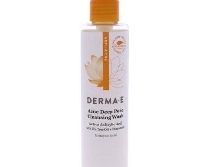 Acne Deep Pore Cleansing Wash by Derma-E for Unisex - 6 oz Cleanser Online Sale