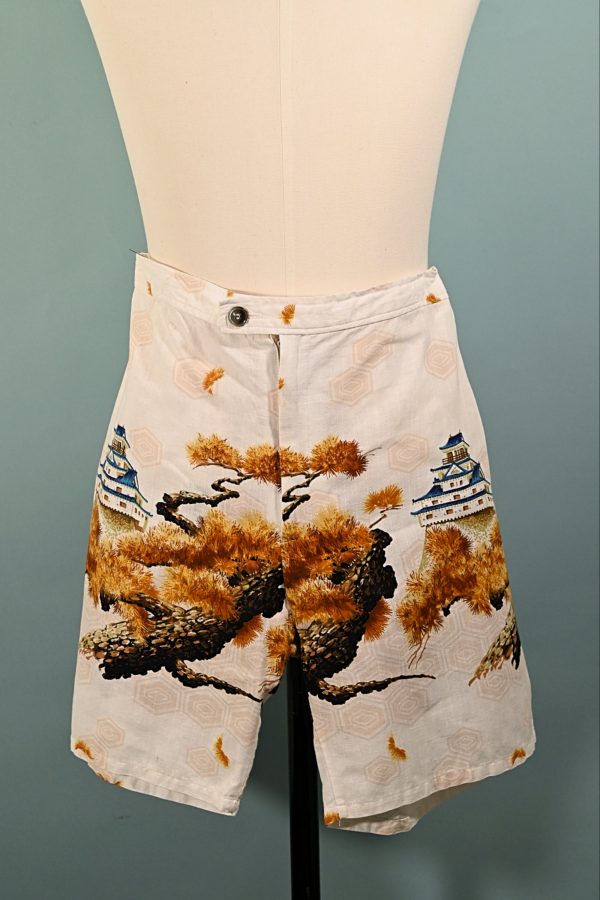 Vintage Mens Board Shorts, Asian Design 31-32  Waist Hot on Sale