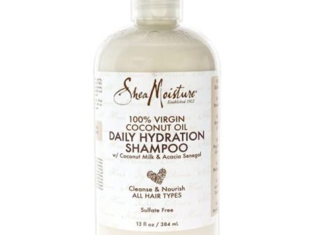 100 Percent Coconut Oil Daily Hydration Shampoo by Shea Moisture for Unisex - 13 oz Shampoo Sale