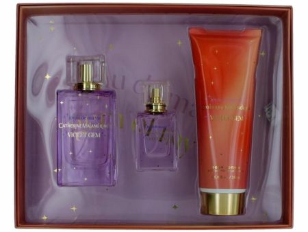 Violet Gem By Catherine Malandrino, 3 Piece Gift Set For Women Online Hot Sale