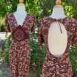 Susie Craig Vintage 60s Maxi Dress, Embroidered Bohemian Hippie Long Dress S For Sale