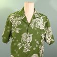 Vintage 50s 60s Hawaiian Shirt, Lei-O-Hawaii Sportswear Floral Print Aloha Shirt L Online