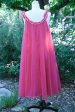 Vintage Negligee Night Gown, Fuchsia Pin Up Bombshell Lingerie by Sheba SZ M on Sale