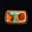 Vintage 70s Wood Stone Chip Belt Buckle, Hippie Buckle Online Sale