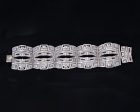 SOLD Margot De Taxco Sterling Mayan Bracelet #5280 Pre-Columbia Design 92.4 Grams Discount