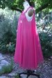 Vintage Negligee Night Gown, Fuchsia Pin Up Bombshell Lingerie by Sheba SZ M on Sale