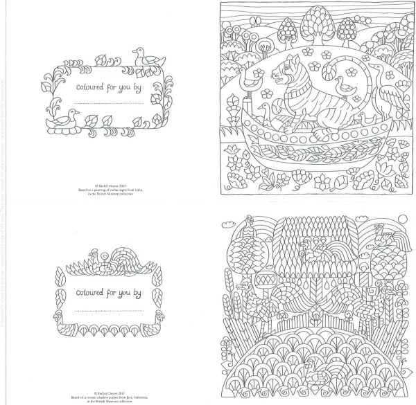 The Colouring Book Of Cards And Envelopes: Amazing Animals and Beautiful Birds Online Sale