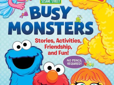 Sesame Street - Busy Monsters Activity Book - Stories, Activities, Friendship And Fun! - Pi Kids For Discount